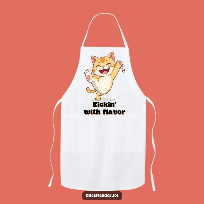 Funny Cat Chef Apron - Determined Gift for Kitchen Fighters