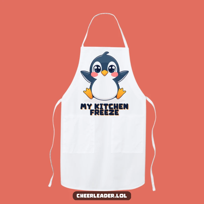 Funny Penguin Split Apron: Hilarious Animal Fun for Kitchen Adventures Gift
