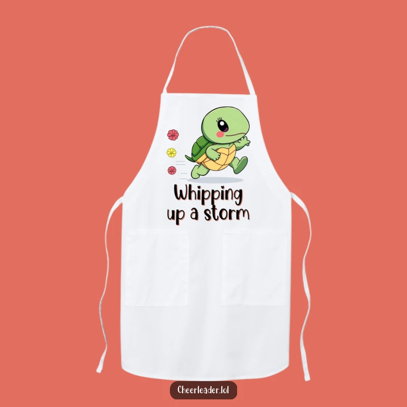 Funny Fast Turtle Apron - Speedy Kitchen Wear, Hilarious Surprise Gift