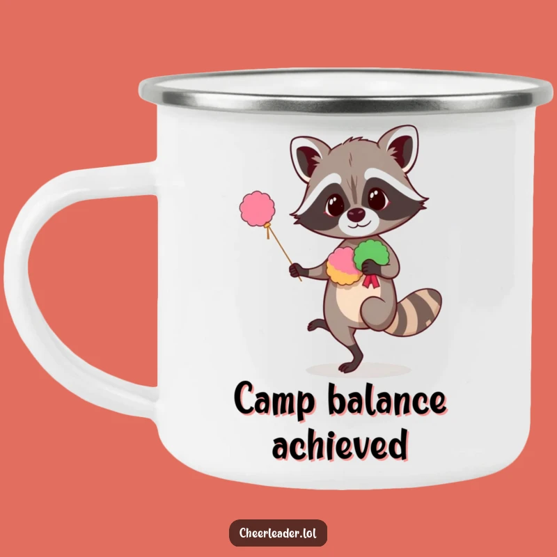 Funny Raccoon Campfire Mug: Adventure with Hilarious Cheer