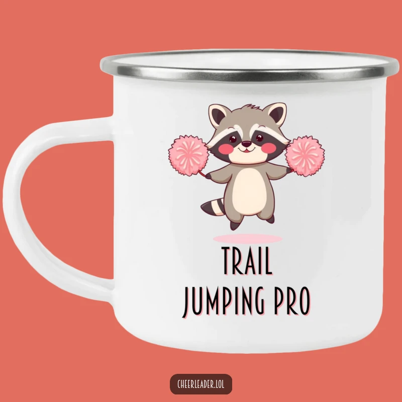 Funny Raccoon Camping Mug - Humorous Outdoor Workout Buddy Gift