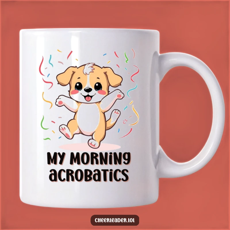 Funny Puppy Cartwheel Mug: A Hilarious Gift for Dog Lovers