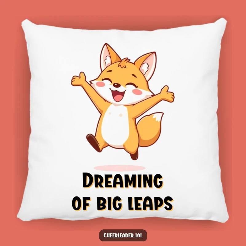 Funny Fox Pillow: Cozy Comfort, Cheerful Leaps, A Perfect Funny Gift Accent