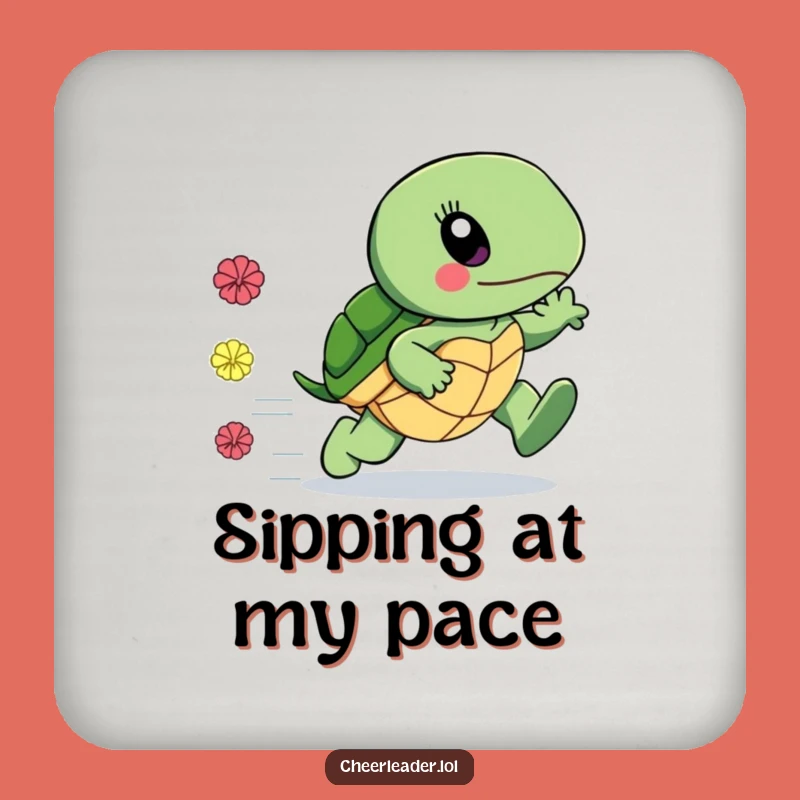 Funny Fast Turtle Coaster - Speedy Drink Protector, Small Surprise Gift