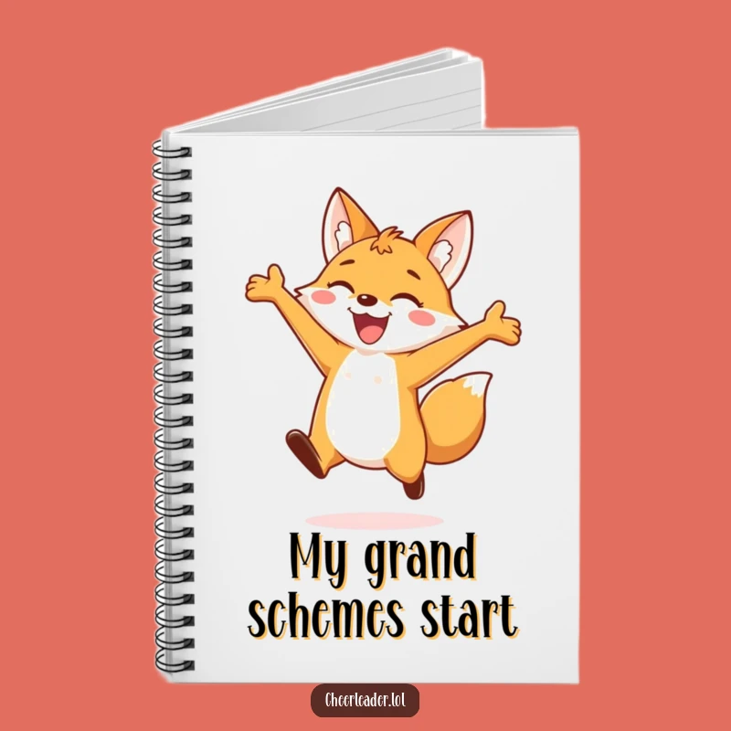 Funny Fox Notebook: Jot Down Joyful Ideas, A Cheerful Funny Gift Journal