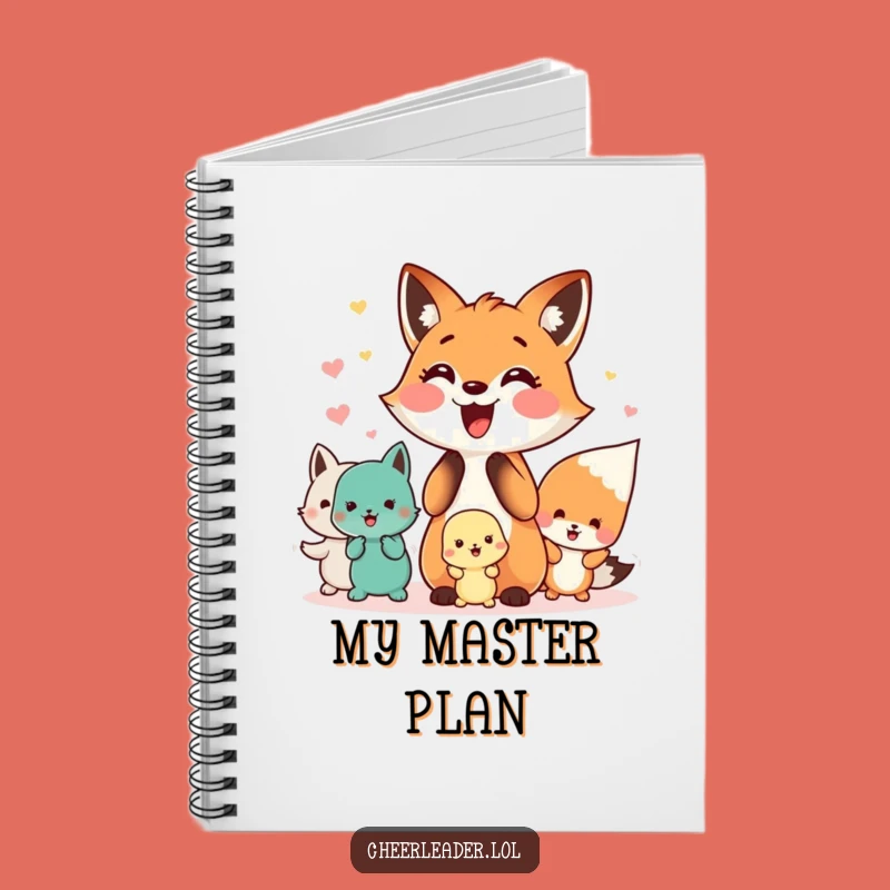 Funny Fox Notebook: Team Ideas, Perfect for Notes & Funny Gifts