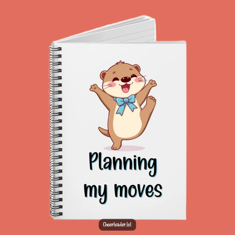 Funny Otter Dancer Notebook: Choreograph Your Ideas with a High-Kicking Otter