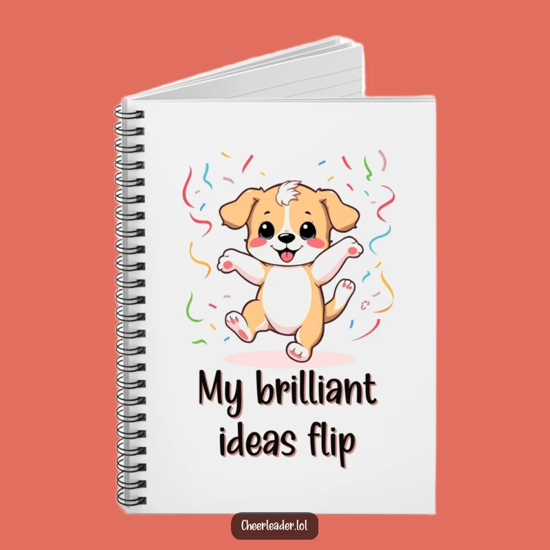 Funny Puppy Cartwheel Notebook: Jot Down Ideas with Hilarious Flair!