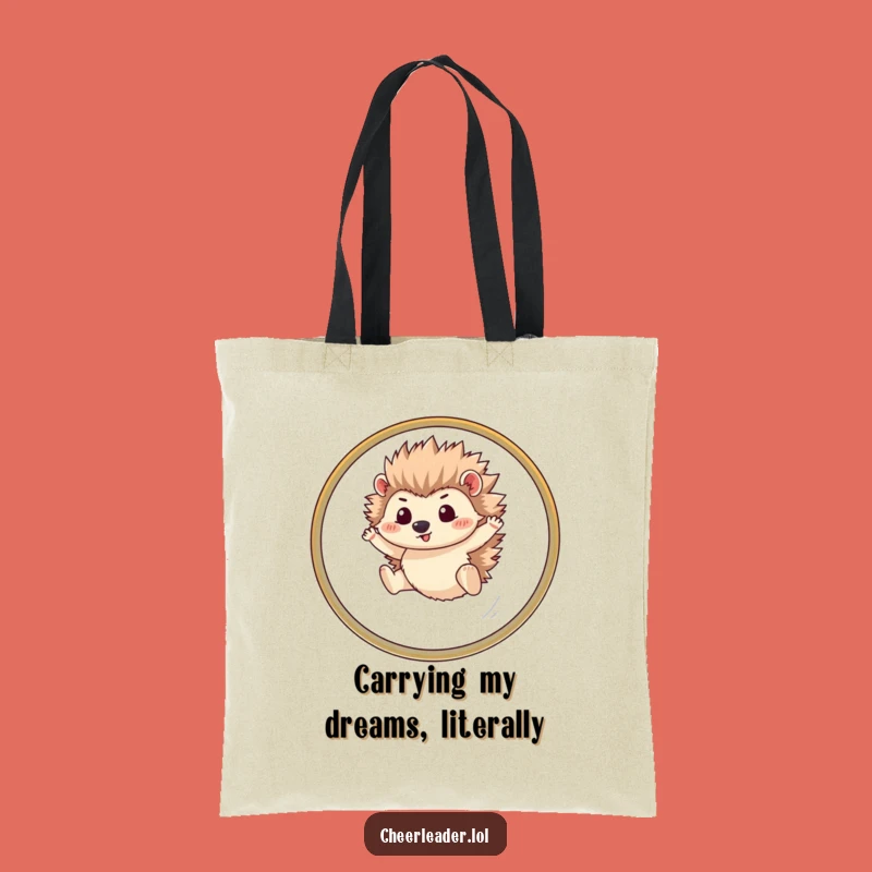 Funny Hedgehog Tote Bag: Carry Your Essentials with Hilarious Style