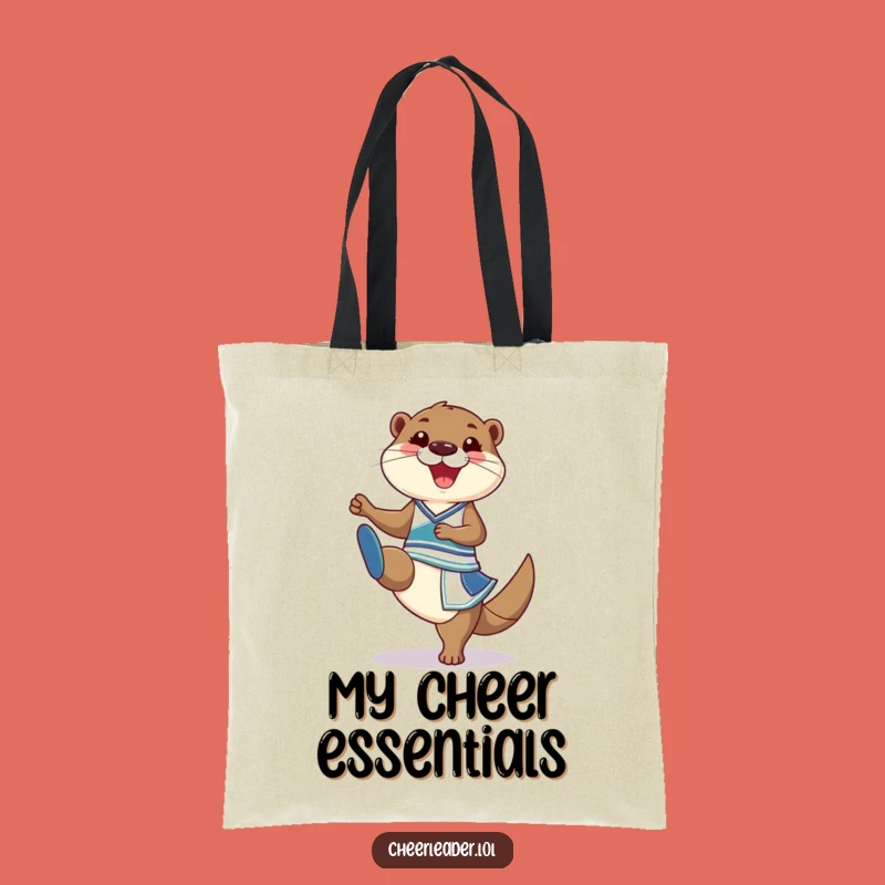 Funny Otter Cheer Tote Bag: Carry Your Spirit - Hilarious Gift!